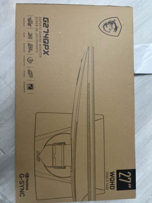 Монитор MSI G274QPX 27″ 2k 240 Hz Fast IPS