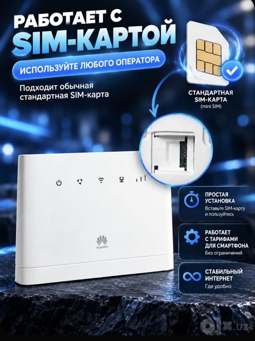 Wifi роутер симкартой любое оператор
