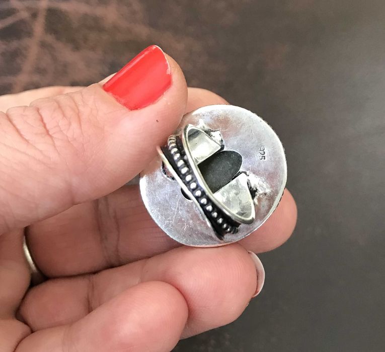 Inel Argint 925 cu Piatra Semipretioasa Pirita