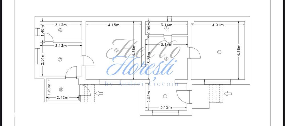 Casa cu 3 camere in zona Intre Lacuri