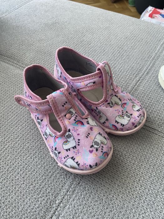 Пантофи за детска градина 25 номер със стелка естествена кожа