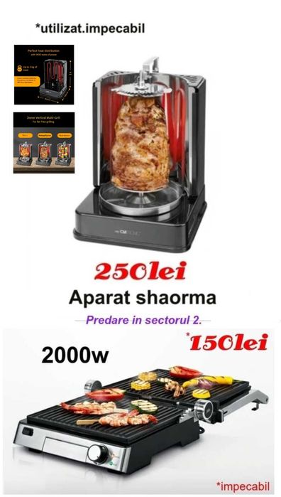 Grill. Friteuza. Expressor cafea. Masina tocat carne. Blender