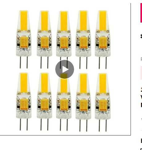 Bec led COB G4-220V 3W-alb cald