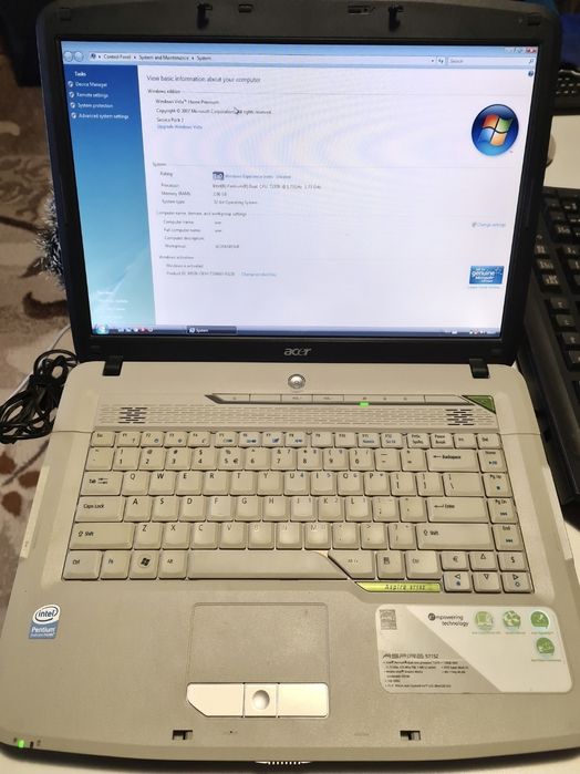 Laptop Acer T2370 2gb ram
