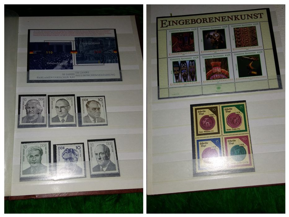 Класьор с чисти блокове, серии. Рядки! Описание и снимки.