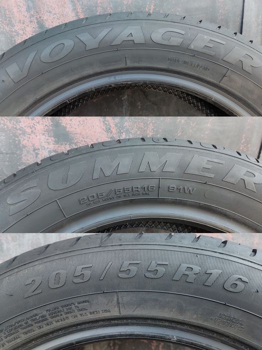 1брой лятна гума 205/55/16 Voyager/ GoodYear 
dot24
6.9mm