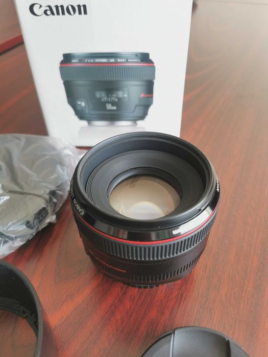 Obiectiv Canon EF 50mm F1.2 L USM (nou)