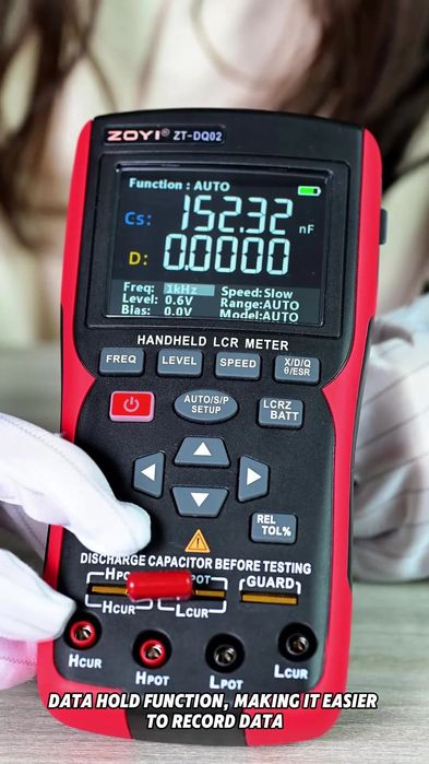 ZOYI ZTDQ02 LCR Metru Profesional + Tester de Rezistenta  a bateriilor