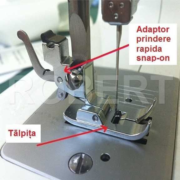 Piciorus Talpita cusut ELASTIC pt incretire - masini cusut Singer Brother Minerva Silver Crest Hyundai AEG etc