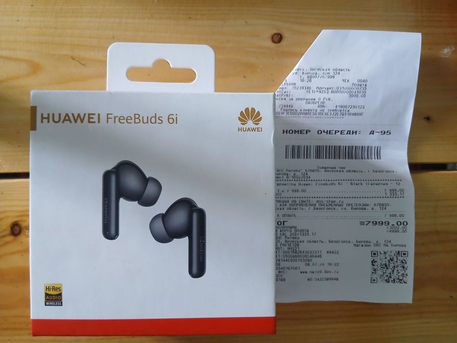 Huawei FreeBuds 6i kafolati bilan