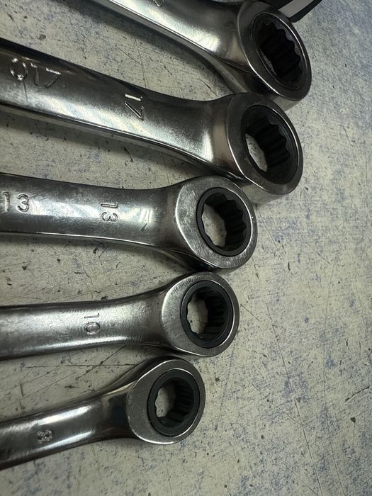 Wurth Zebra k-т звездогаечни ключове с тресчотки  5 броя