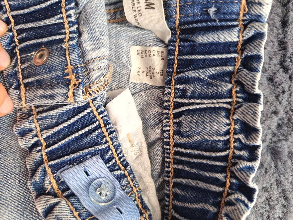 Blugi H&M fetițe mărime 128-134