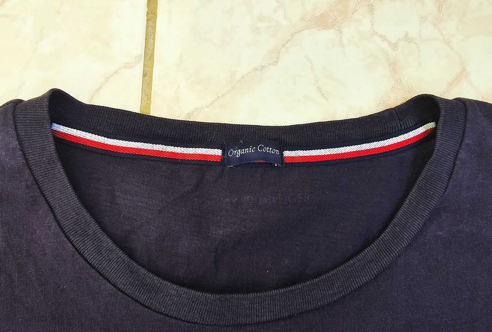 Tricou Tommy Hilfiger- bumbac organic -navy  Mărimea L