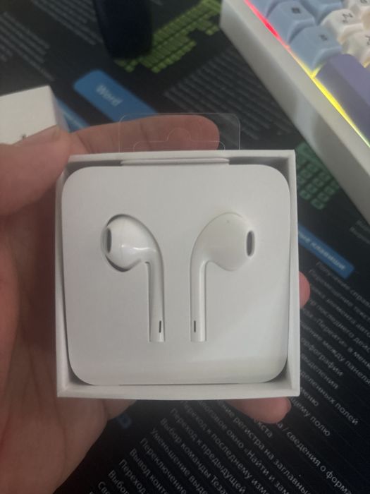 Наушники Earpods проводные оригинал