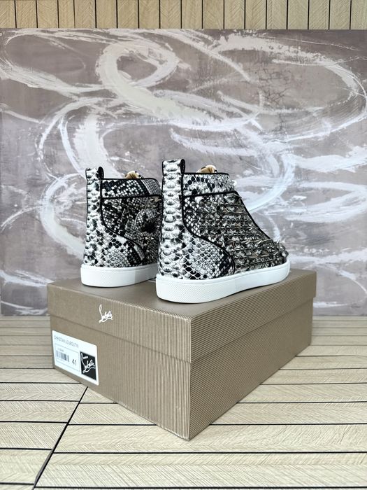 Christian Louboutin High Phyton White