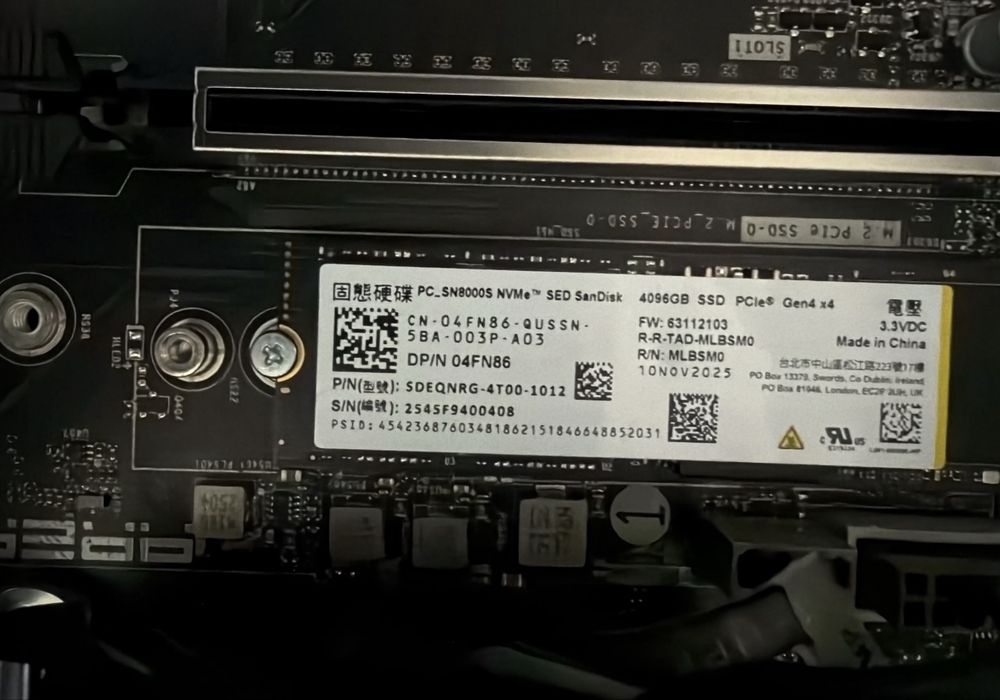 Ssd Sandisk SN8000S de 4TB