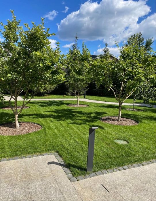 Газон под ключ вспашка земли мотоблоком