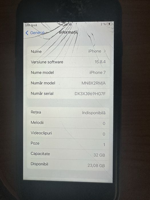 Vand iphone 7 foarte bun