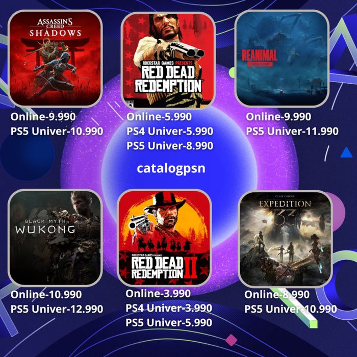 PlayStation 4 / 5 цифрлық ойындар