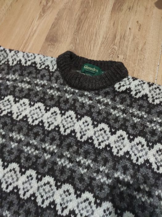 Pulover gros din lână Glenden Made in England marimea L