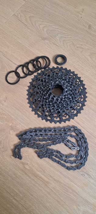 Schimbător,maneta,caseta și lanț Sram Nx