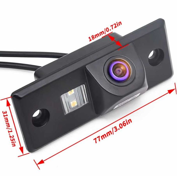 Cameră Marșarier VW Touareg, Tiguan, Golf, Passat, Bora, AHD 1080