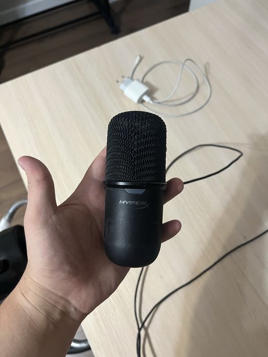 Микрофон HyperX SoloCast Black +Кронштейн