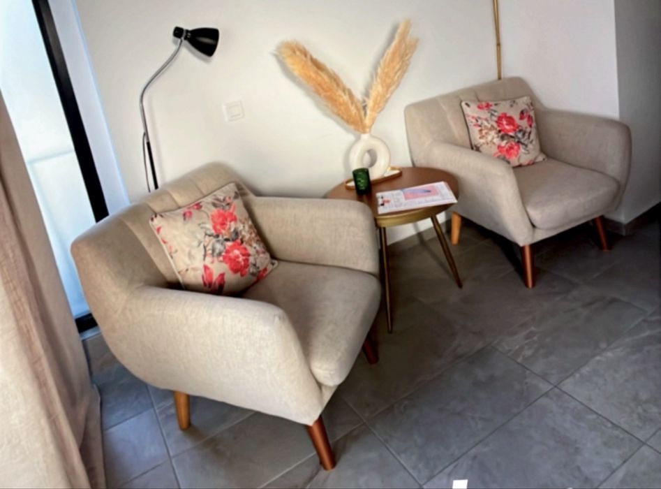 Fotoliu masiv doua bucăți