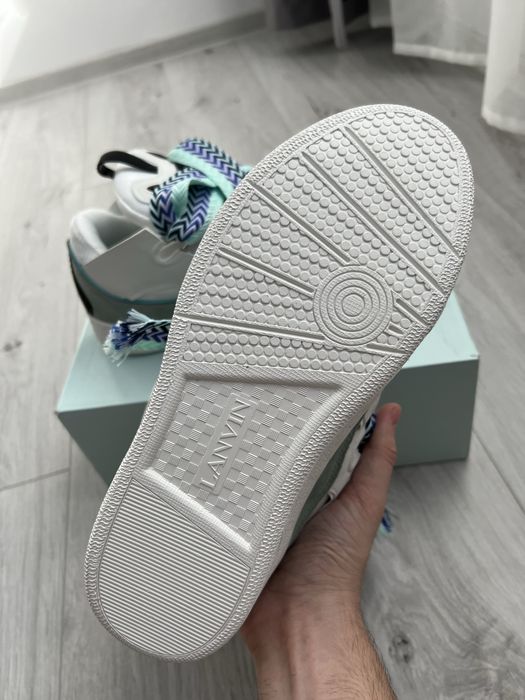 Lanvin Curb White/ Blue 42