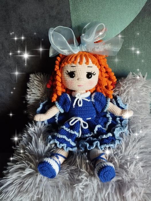 Вязаные игрушки.