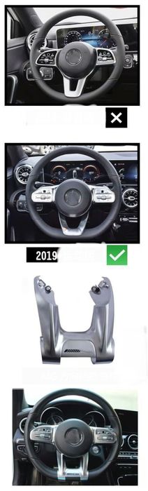 Trim Mercedes Emblema Amg Volan gri