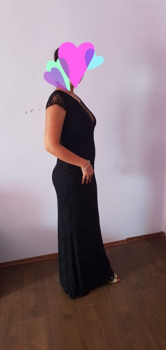 Rochie de seara lunga neagra