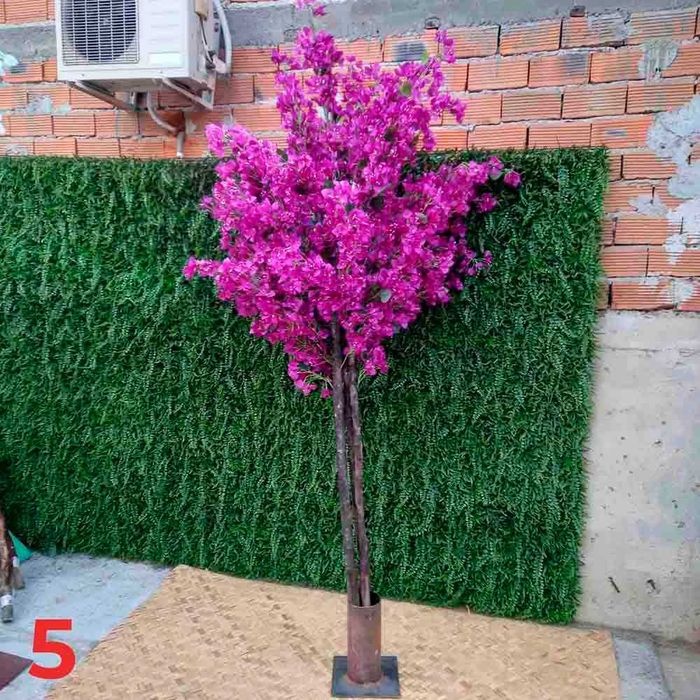 Изкуствени цветни и зелени дръвчета / декоративни изкуствени дръвчета