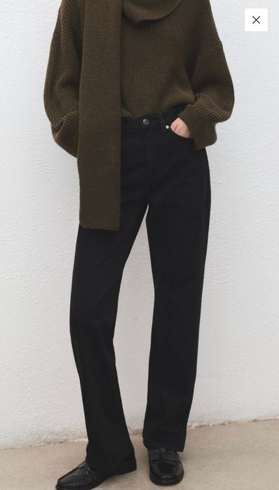 Vand blugi negri Mango drepti