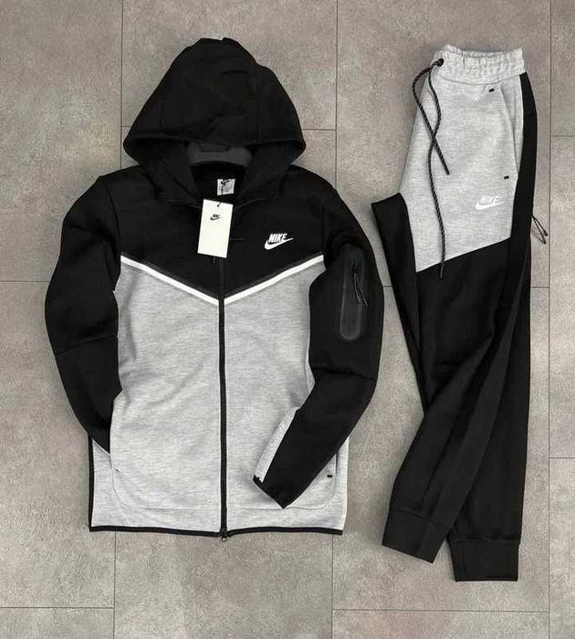 Nike Teech Fleece Negru/Gri