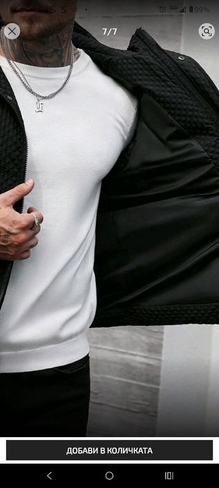 Мъжки нов елек , черен