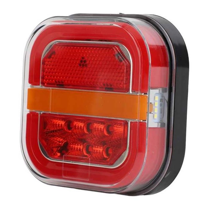 2 Броя LED Стопове с Неонова Светлина и Динамичен Мигач, 12/24V