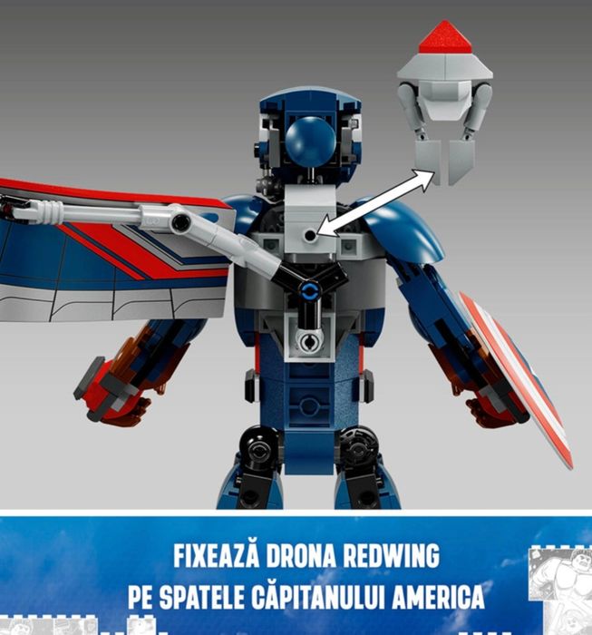 Lego Marvel Capitan America 76296