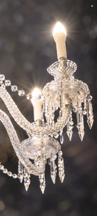Candelabru LUX Louvre cristal ITALIA - Luce Ambiente  120cm NOU