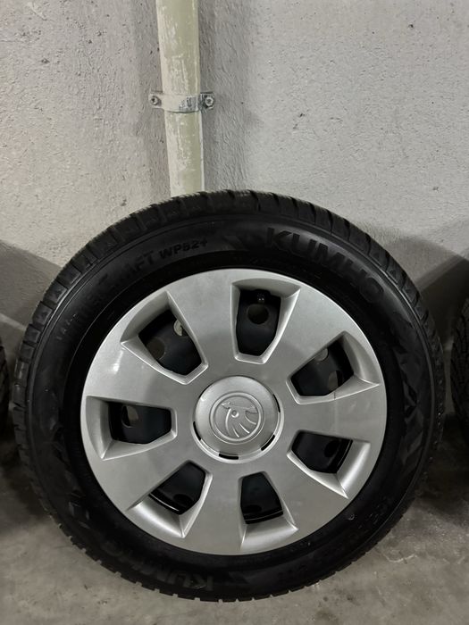 Set 4 roti complete iarna Skoda Citigo/VW Up/Seat Mii
