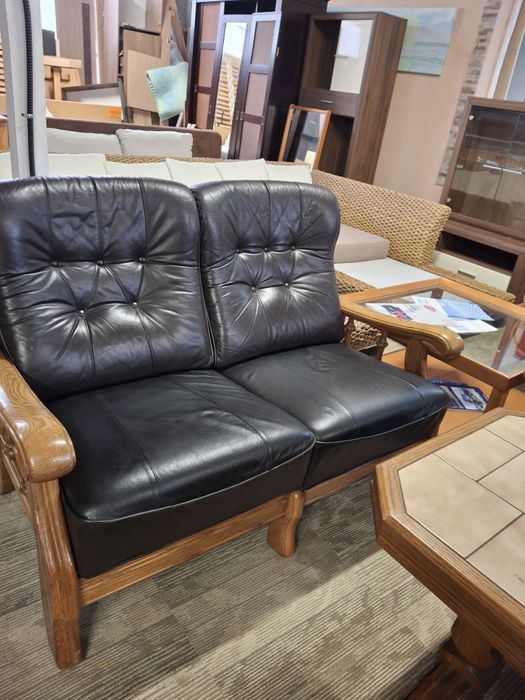 Set lemn masiv canapea fotoliu masa