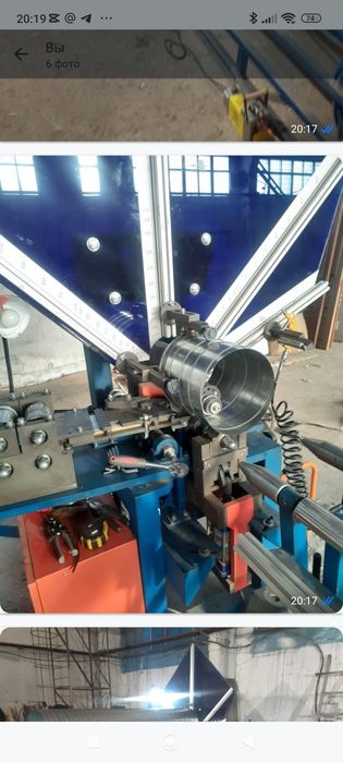 Станок спирально навивной