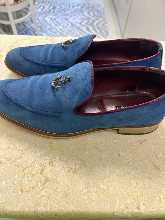 Pantofi barbati albastri