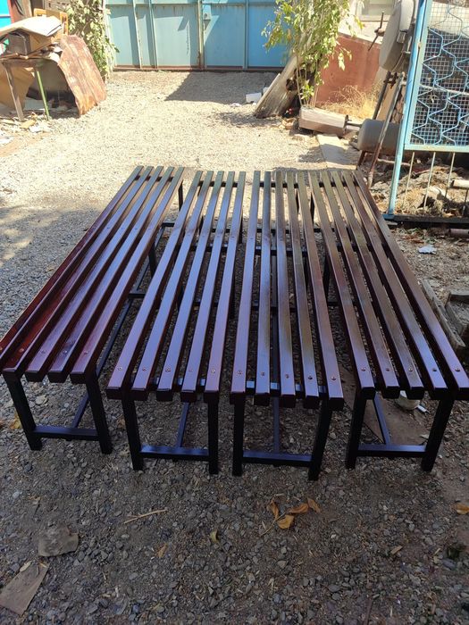 Скамейка со сплошной сидушкой 1,2 метра