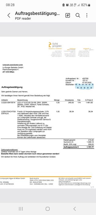 Spot/proiector pe sina Flos