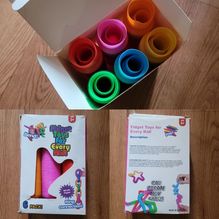 Игрушка конструктор (набор из 12 труб)