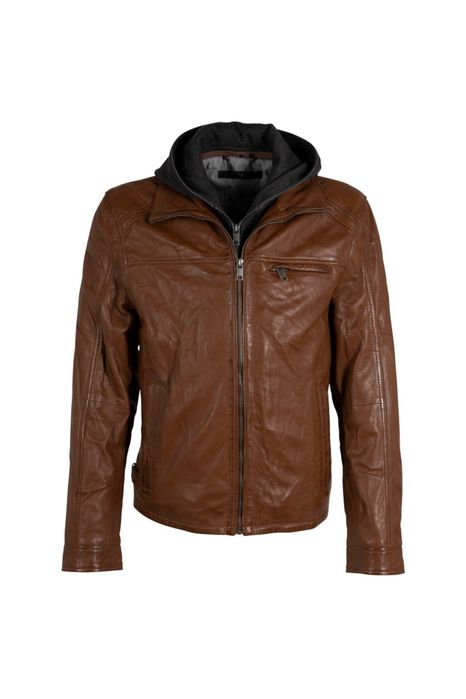 Geaca de Piele Barbati Deercraft Coniac DMRics