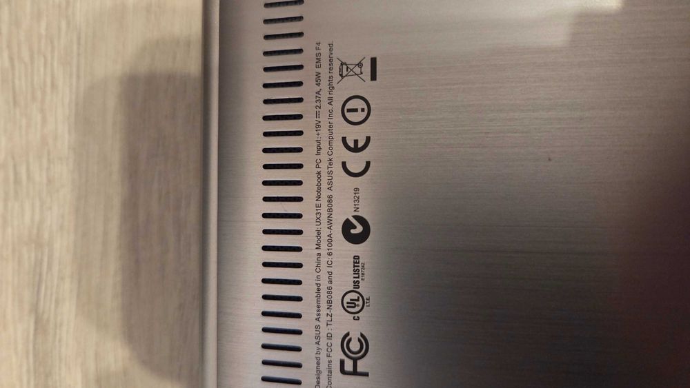 Laptop ASUS UX31E