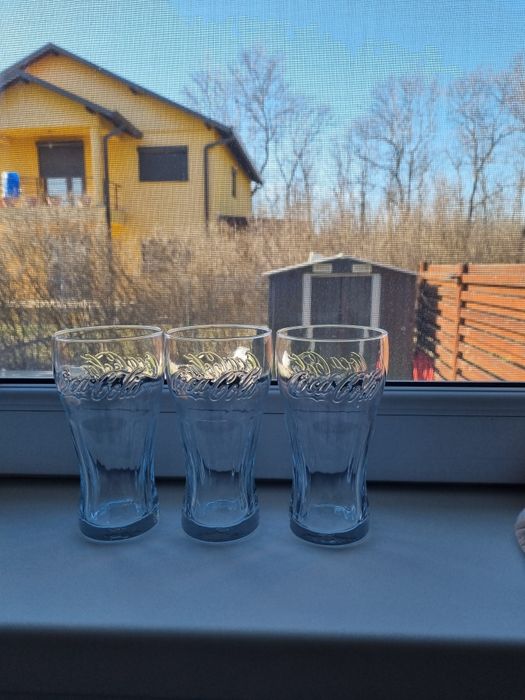 Set 4 pahare Coca-Cola