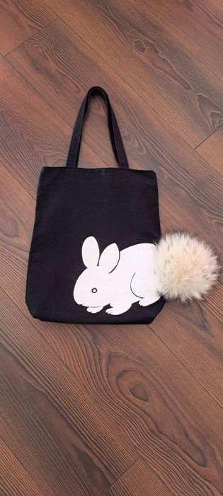 Нова текстилна чанта Заек